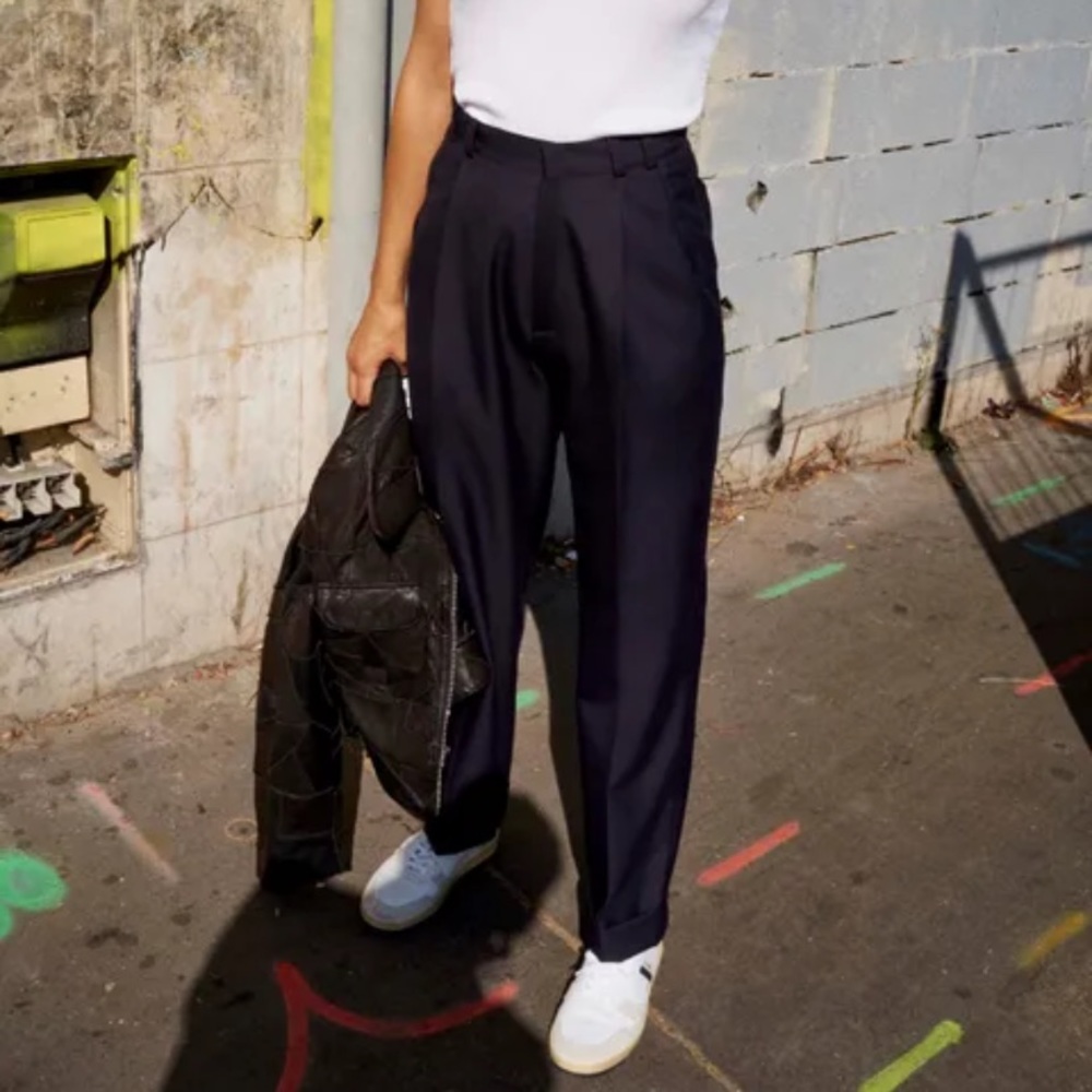 re/done 80s pleated trouser.